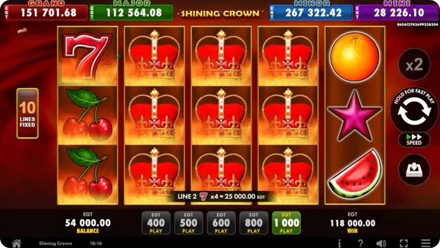Crown Wild expanded across the Shining Crown reels