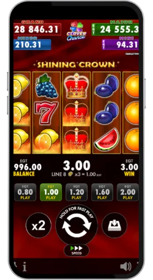 Win On Line Shining Crown