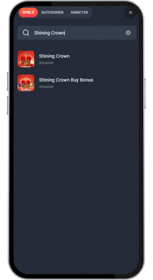 Shining Crown im Online-Casino finden