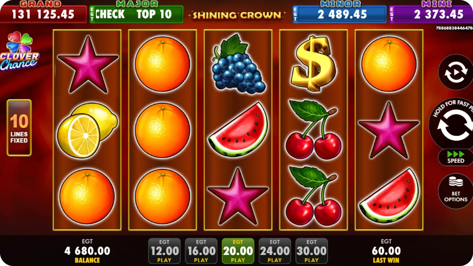 Symbole Scatter w grze Shining Crown