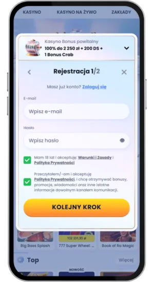 Utwórz konto w kasynie online