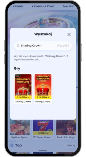 Znajdź grę Shining Crown w kasynie